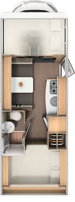 Grundriss Wohnmobil A70